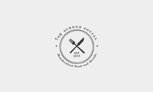 Logo: circular emblem with crossed utensils inside, '7th Avenue Social' around the border and 'EST 2015' visible beneath the icon.
