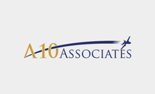 A-10 Associates logo with blue swoosh and star over the text 'A-10 Associates'.