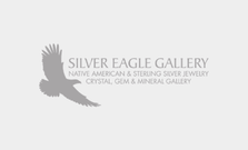 Silver Eagle Gallery logo featuring a stylized eagle wing and the text 'Silver Eagle Gallery' with the subtitle 'Native American & Sterling Silver Jewelry'